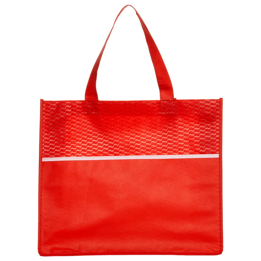 Shopping Tote Bag with Waves B563