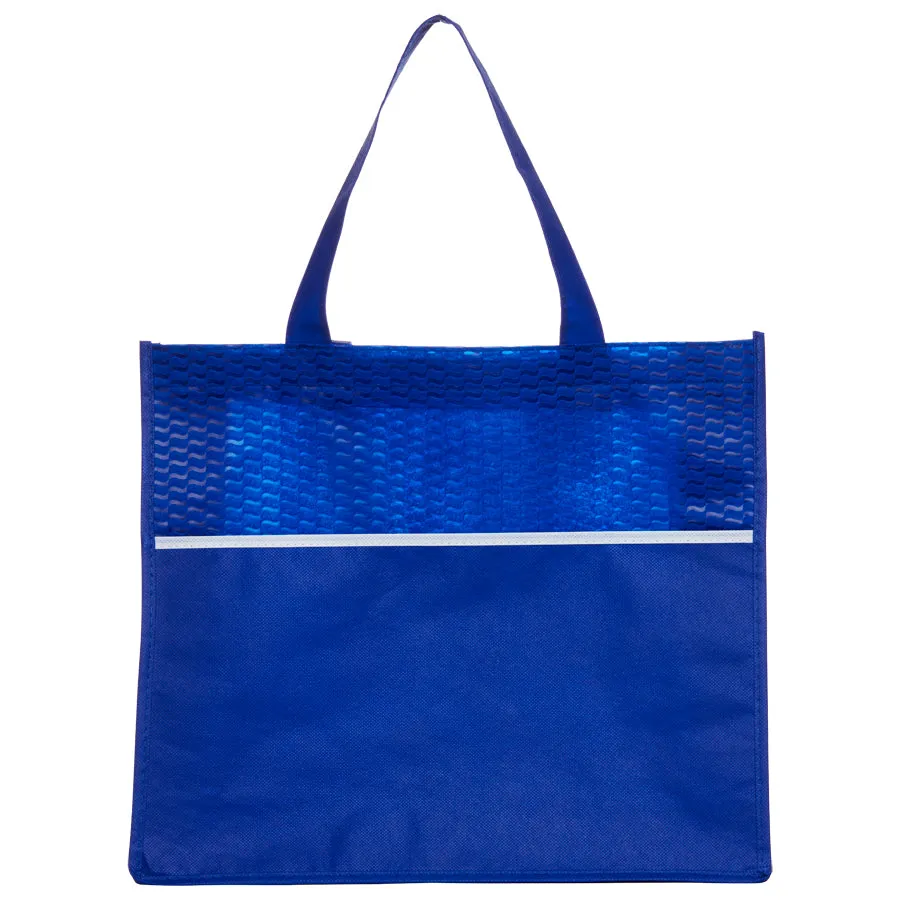 Shopping Tote Bag with Waves B563