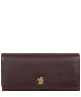 'Smith' Plum Leather Purse