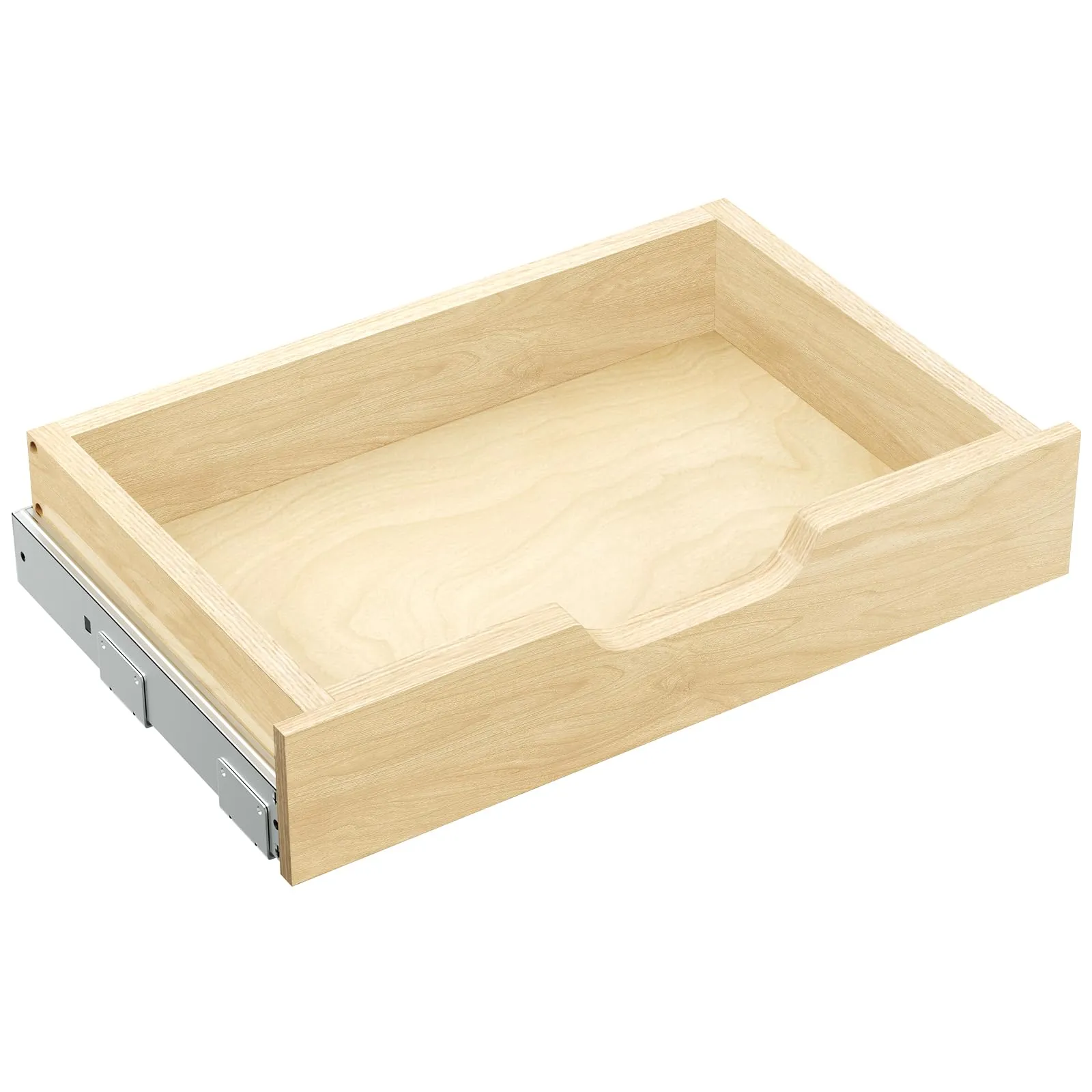 Soft Close Wood Pull Out Cabinet Organizer