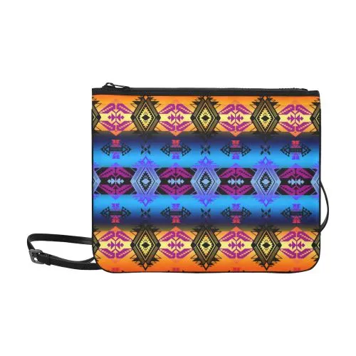 Soveriegn Nation Sunset Slim Clutch Bag