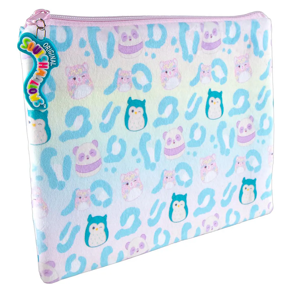 Squishmallow Plush Pencil Case Pastel Leopard