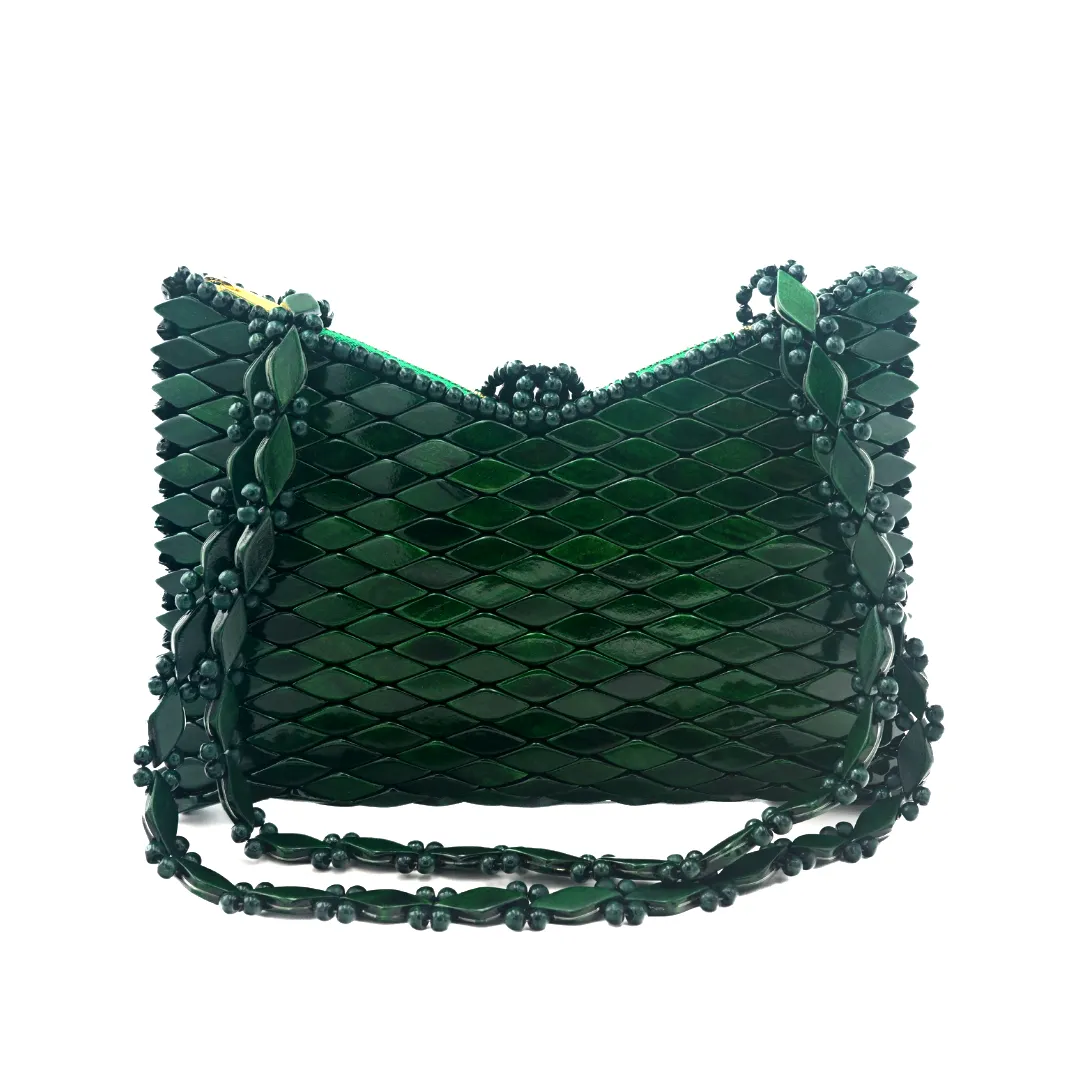 St. Lucia Petite Shoulder Bag - Emerald Green