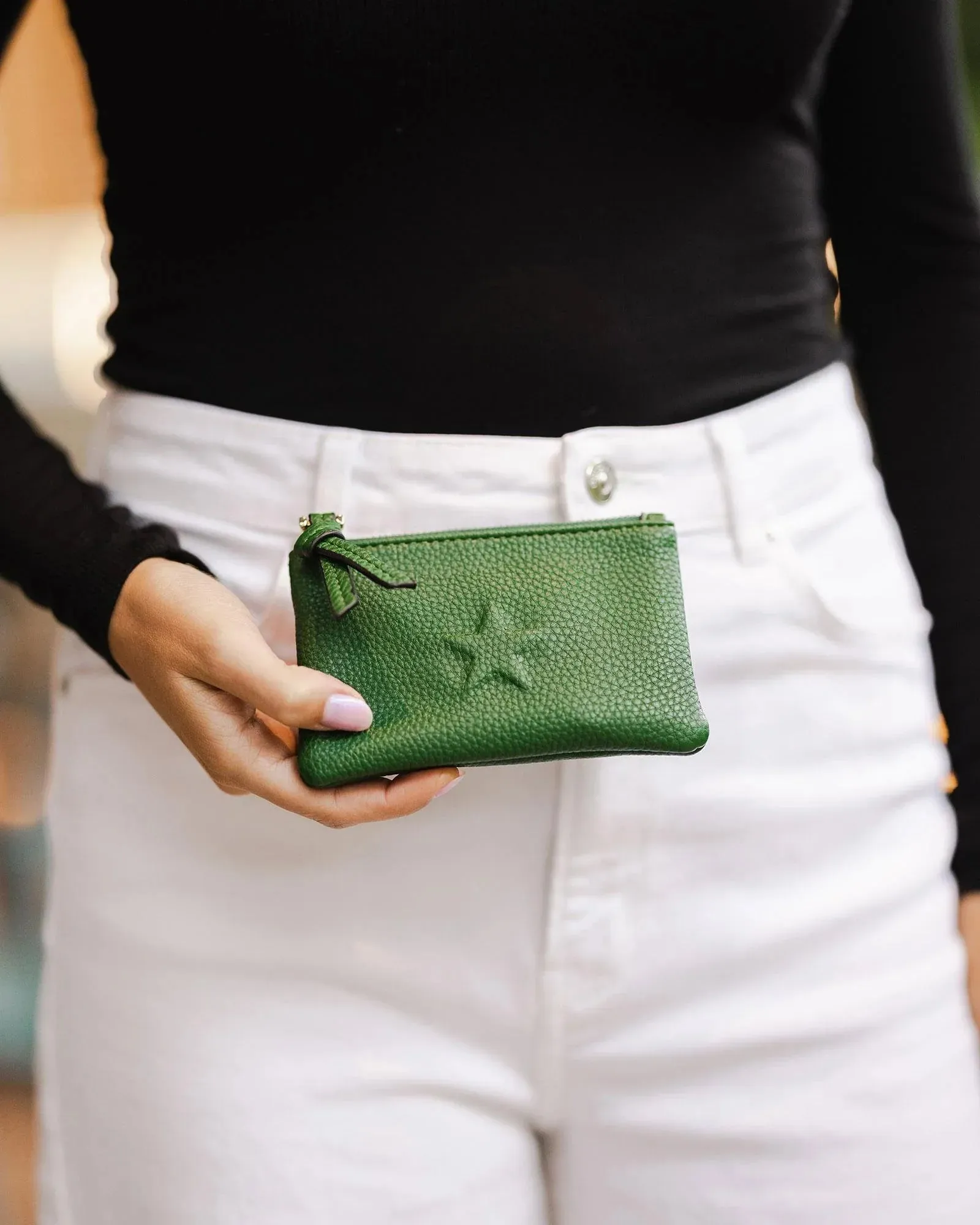 Star Purse Green