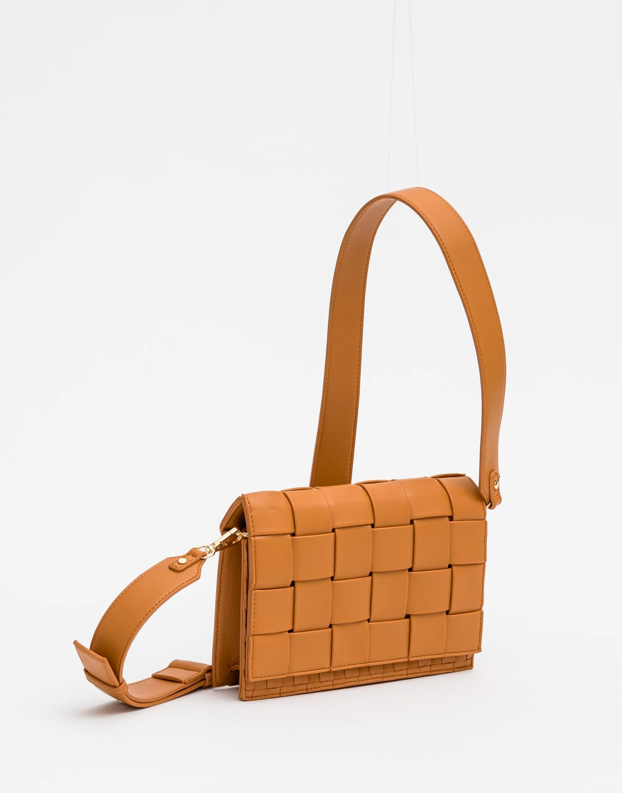 Stella   Gemma Woven Bag - Caramelo Weave