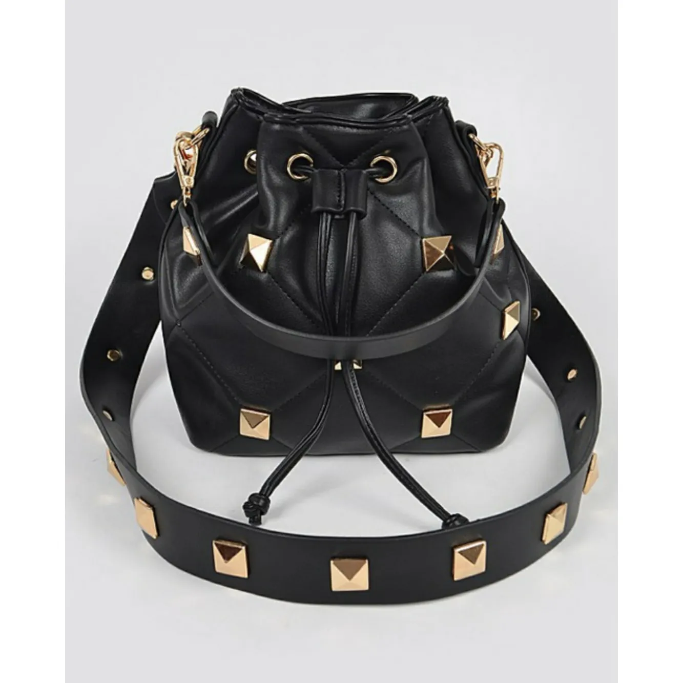 Studded Bucket Bag