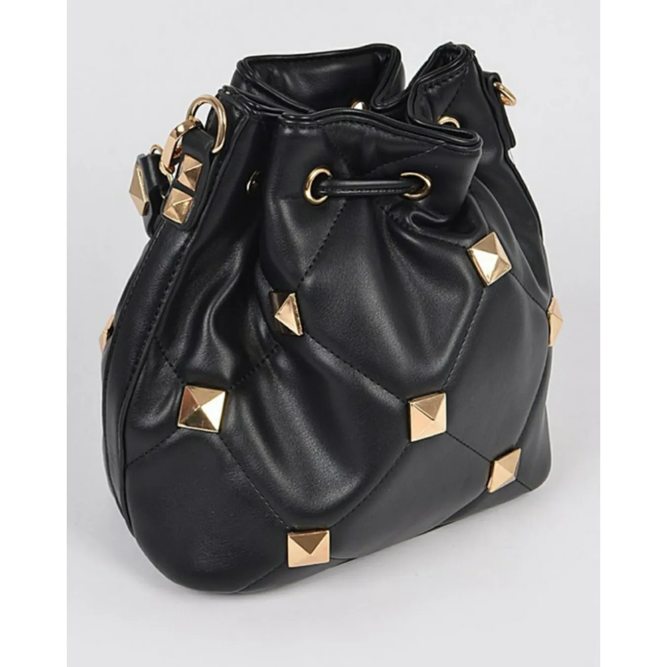 Studded Bucket Bag