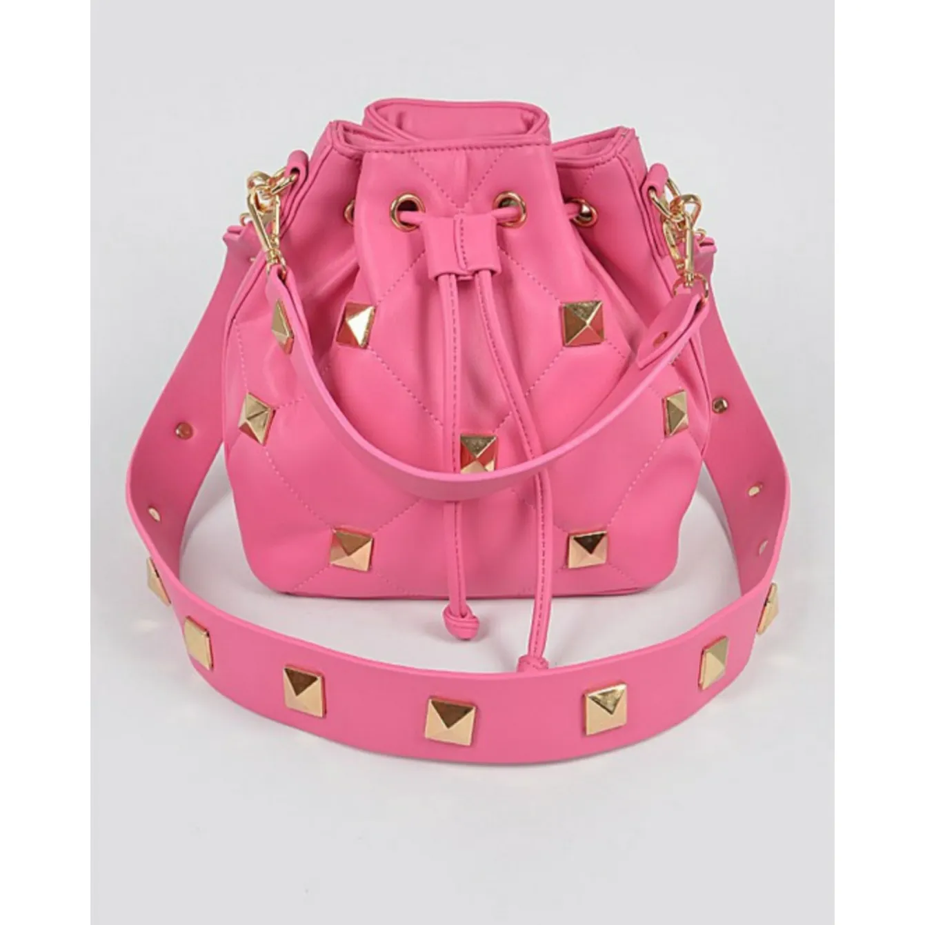 Studded Bucket Bag