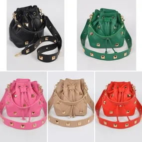 Studded Bucket Bag