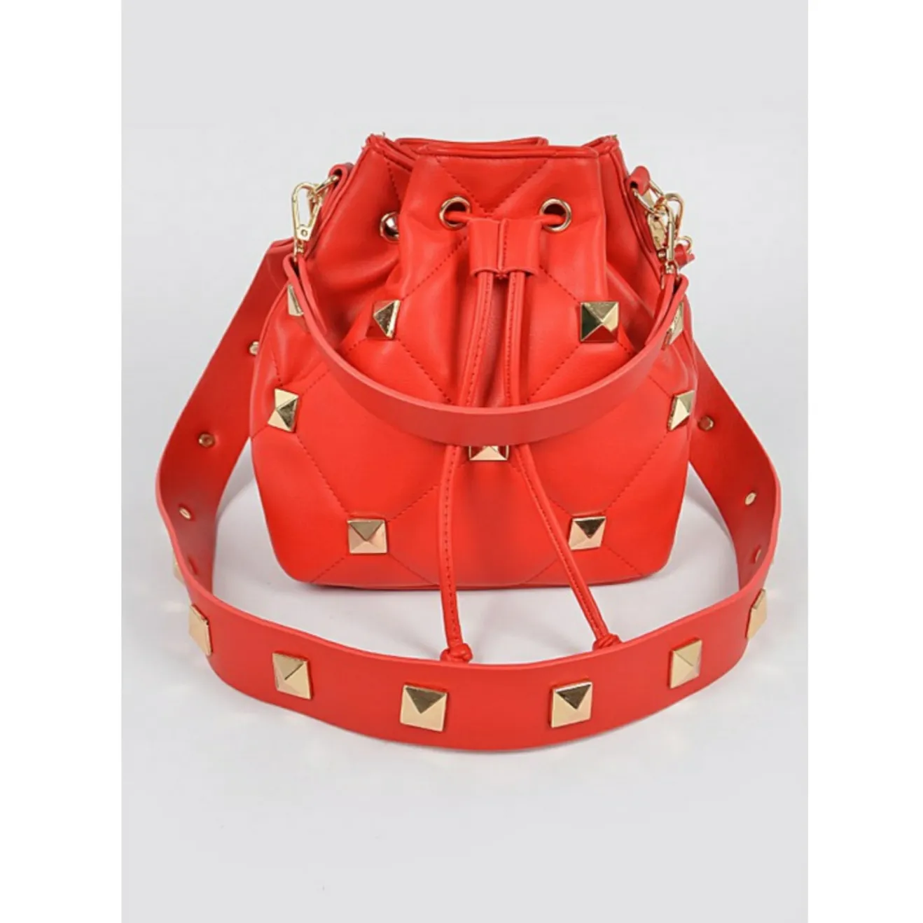 Studded Bucket Bag