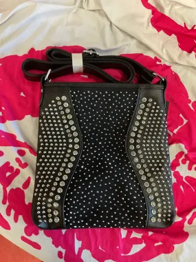 Studded rhinestone purse