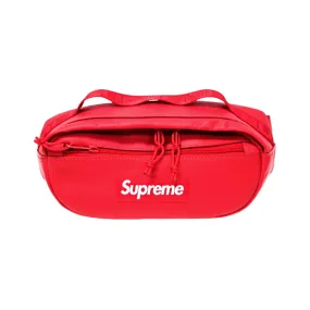 Supreme FW23 Leather Waist Bag Red