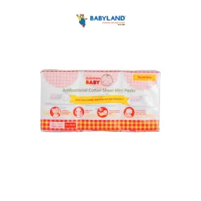 Suzuran Baby Anti-Bacterial Cotton Sheet 9 Mini Packs