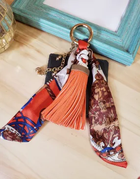 Tassel Fashion Synthetic Leather Keychain Purse Charm