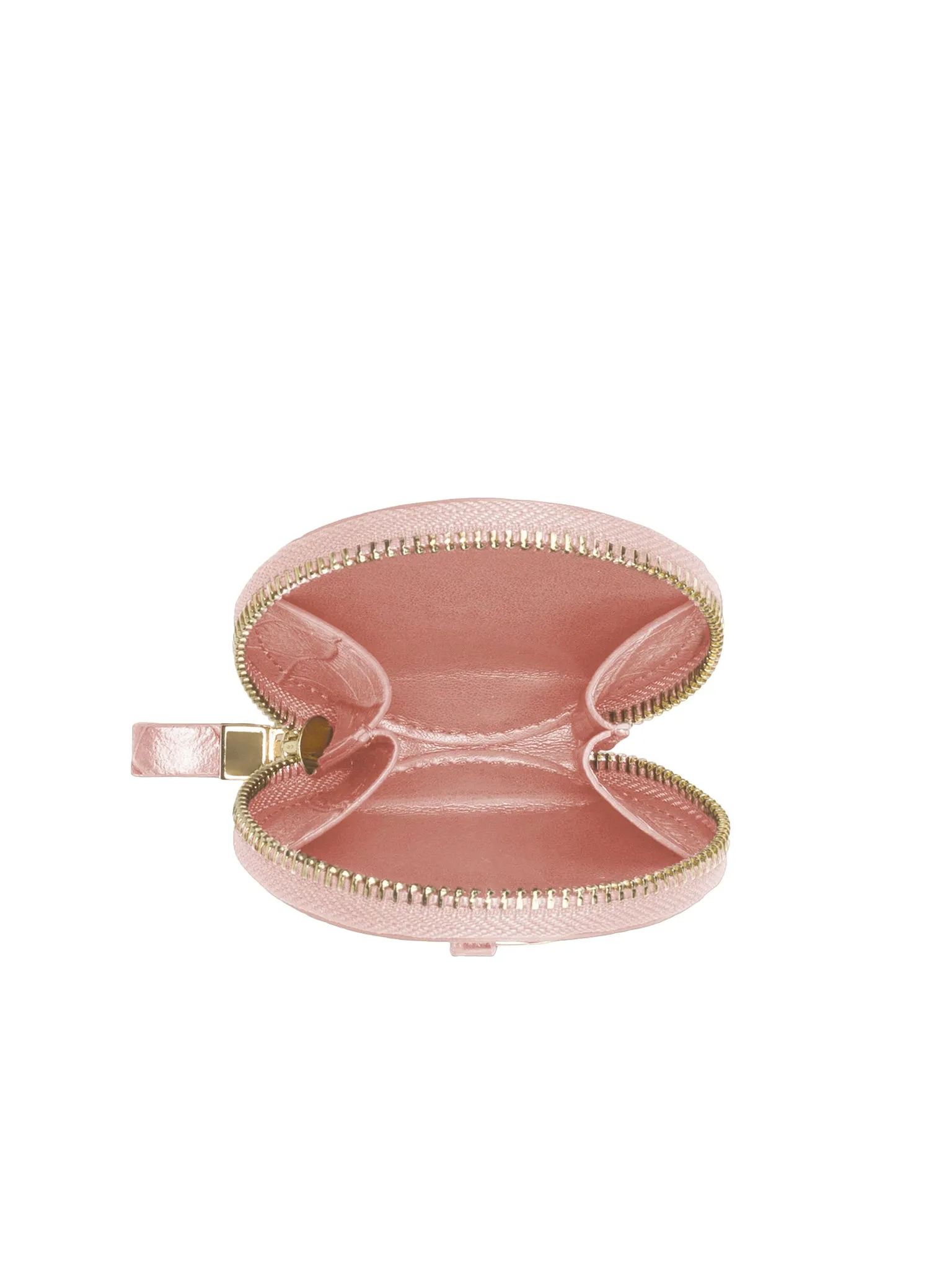 TB Coin Case Croco - Nude Pink