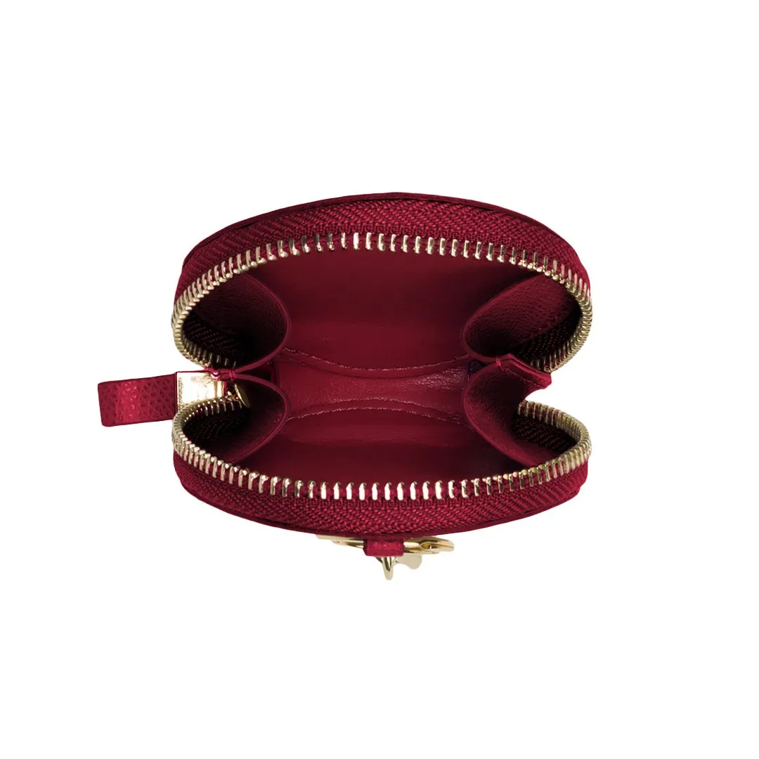 TB Coin Case Palmellato - Dark Red