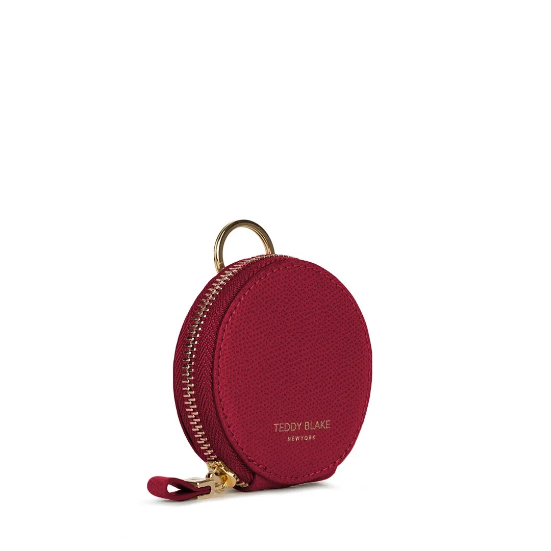 TB Coin Case Palmellato - Dark Red