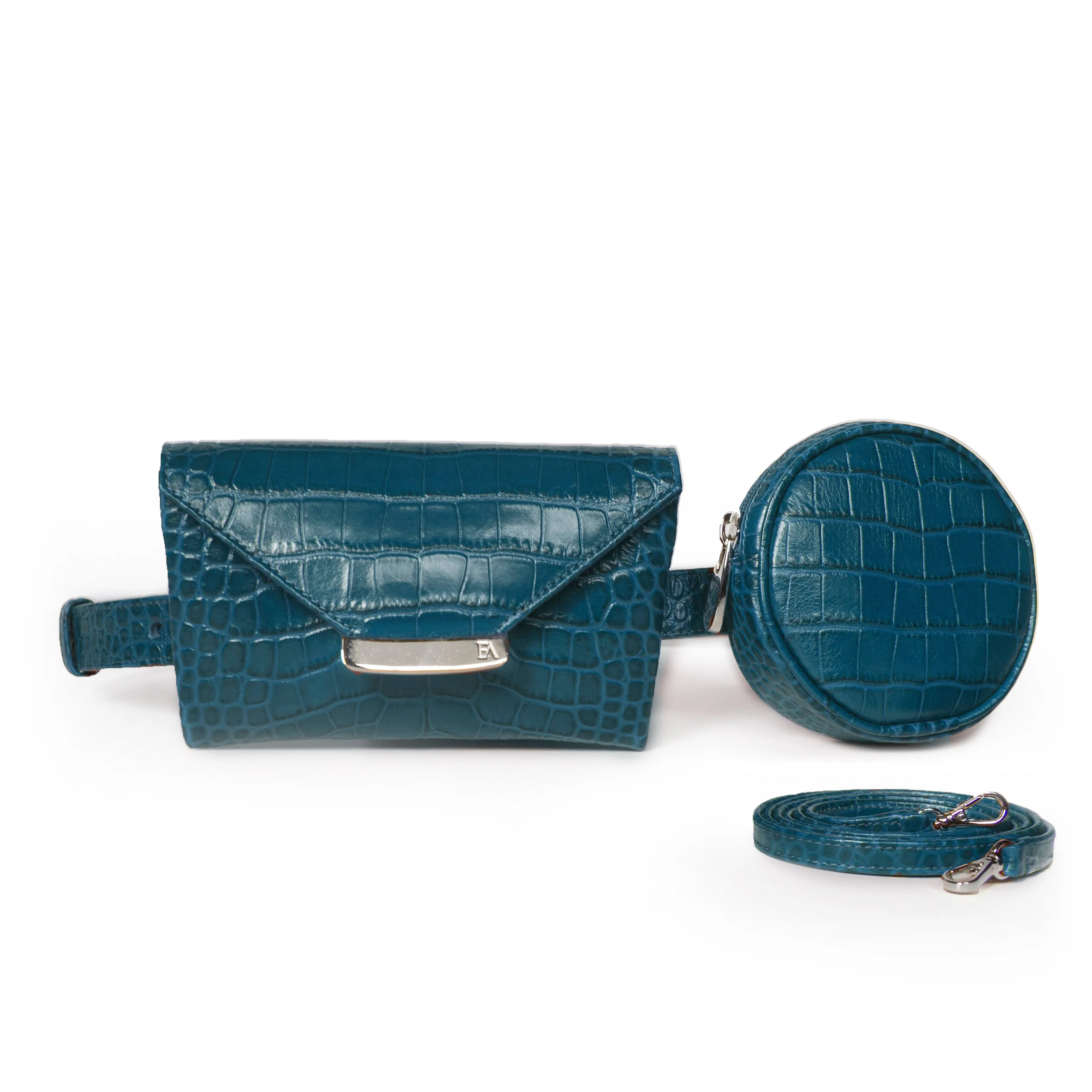 Teal Blue Celina Belt bag