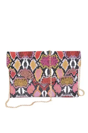 TEEK - Multi Color Python Printed Convertible Envelope