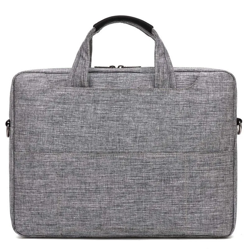 THE CLOWNFISH Laptop Messenger Bag - Water Resistant, Adjustable Strap | 15.6 Inches | Grey