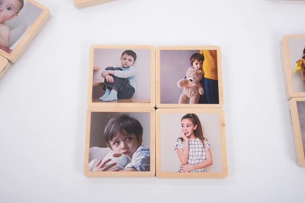 TickiT My Emotions Wooden Tiles 73494 - Pk18