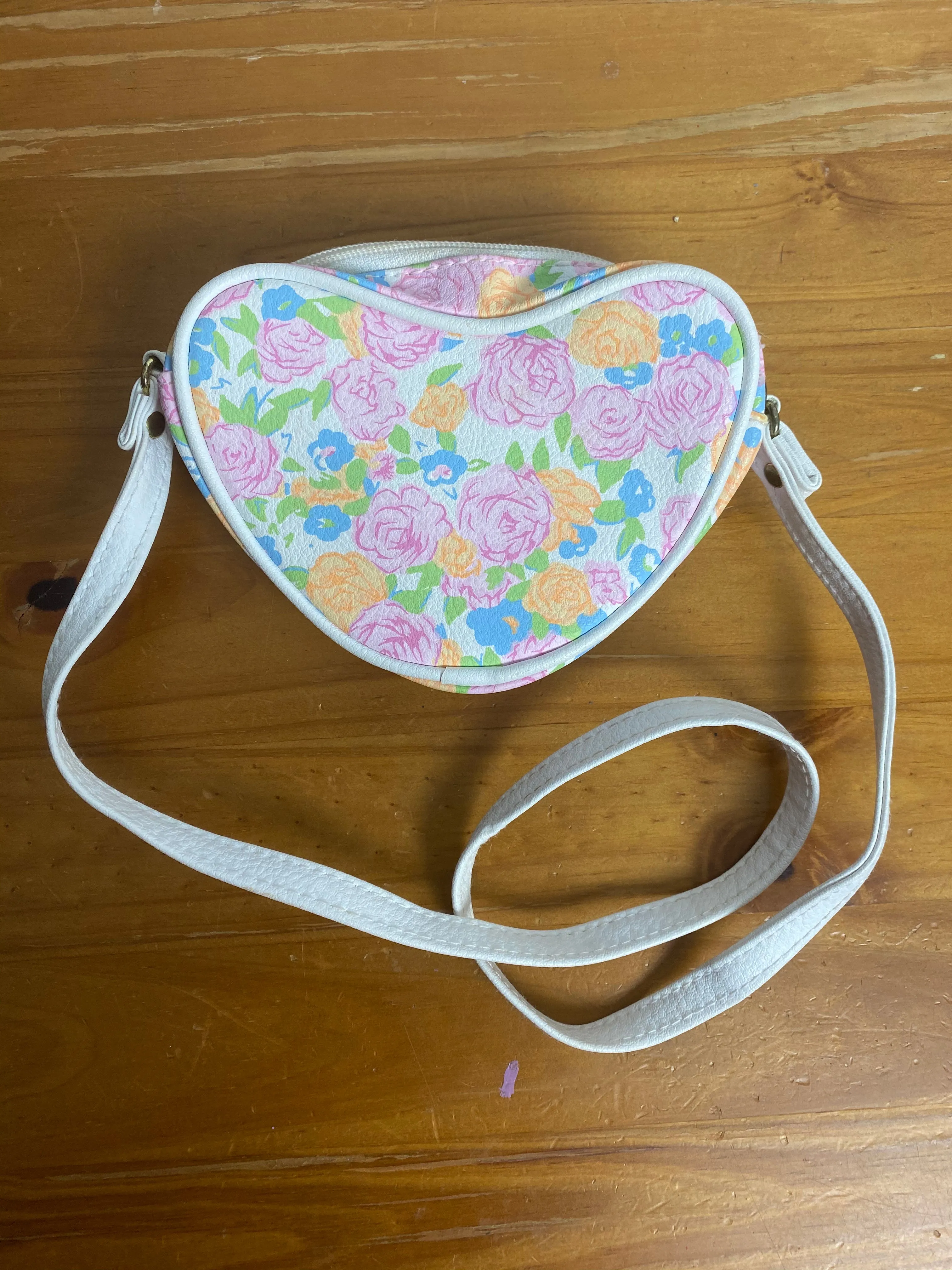 Tiny Floral Purse with Matching Mirror