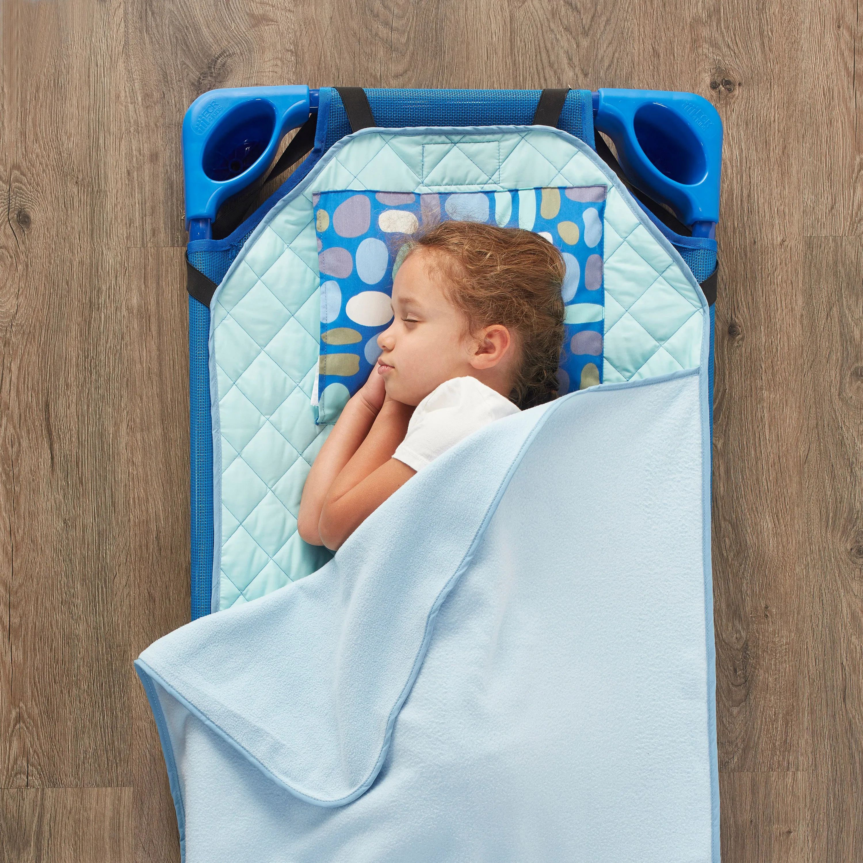 Toddler Nap Mat Companion - Portable All-in-One Preschool/Daycare Nap Bundle