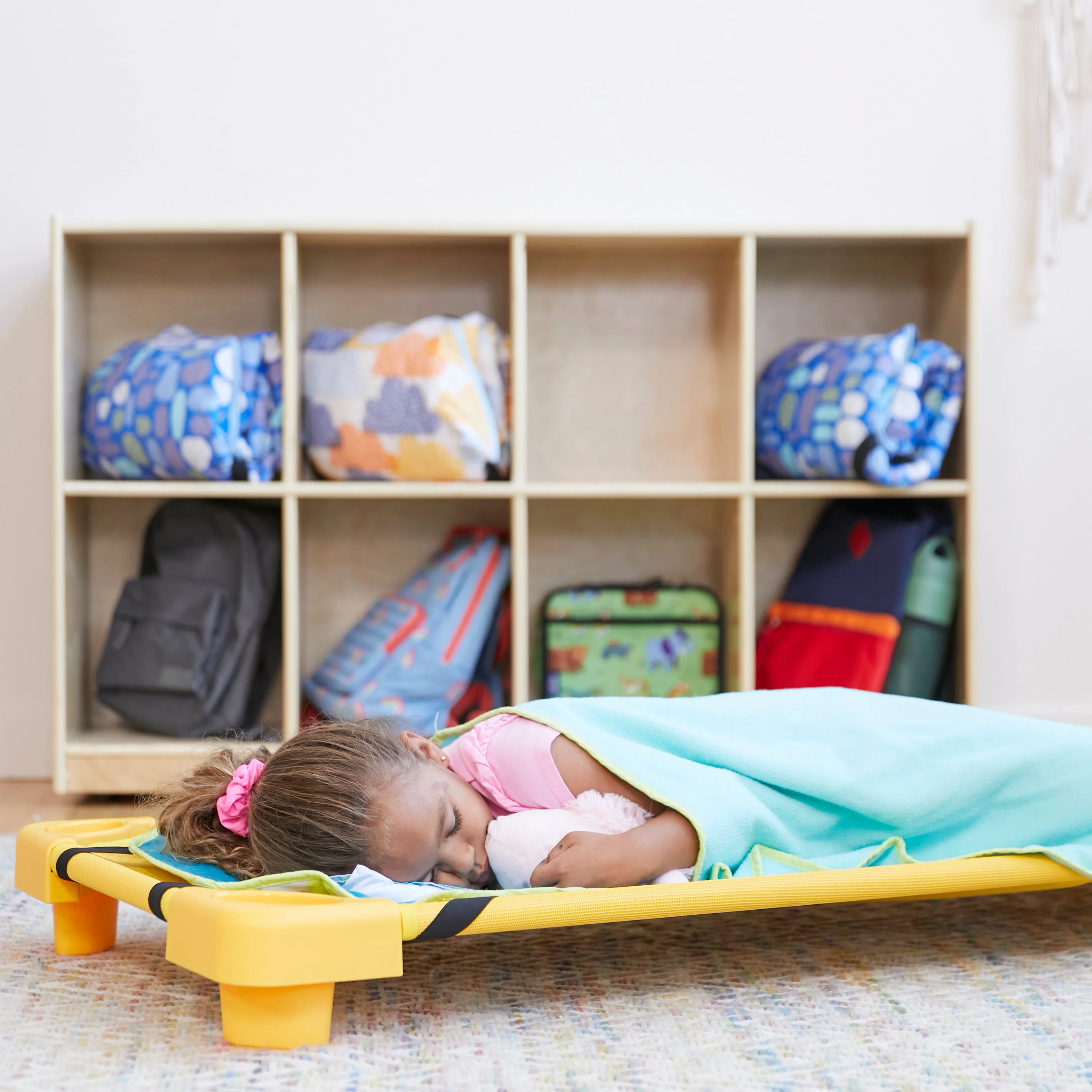 Toddler Nap Mat Companion - Portable All-in-One Preschool/Daycare Nap Bundle