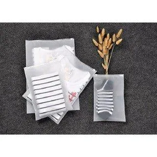 Travel Storage Bags Translucent Clip-On Bags EVA Zipper Bag Frosted Packaging Bag Matte Storage Bag Waterproof Bag Dust Bag Sealed Bag NP-H7TAF-163