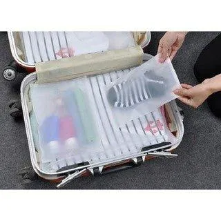 Travel Storage Bags Translucent Clip-On Bags EVA Zipper Bag Frosted Packaging Bag Matte Storage Bag Waterproof Bag Dust Bag Sealed Bag NP-H7TAF-163