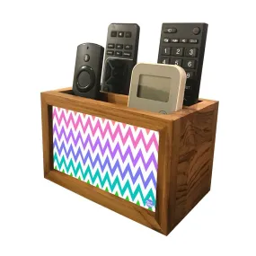 Trendy Remote Control Organizer For TV / AC Remotes -  Colorful  Waves