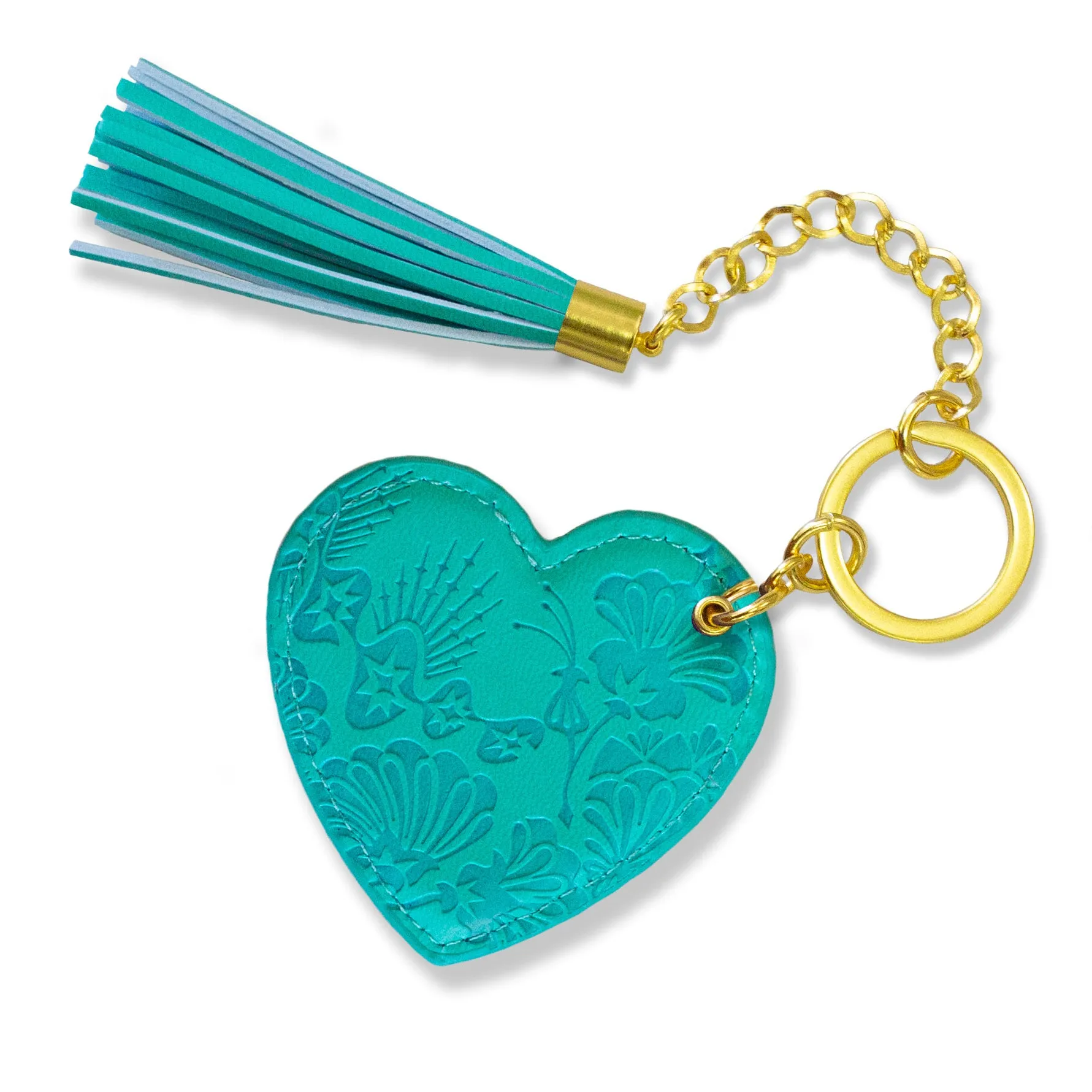 Turquoise Twist Key Chain