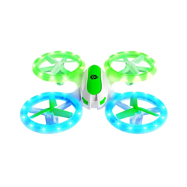 UFO 3000 - Speed LED Mini Stunt Drone for Beginners, Remote Control, 4 Channels - Ages 14 