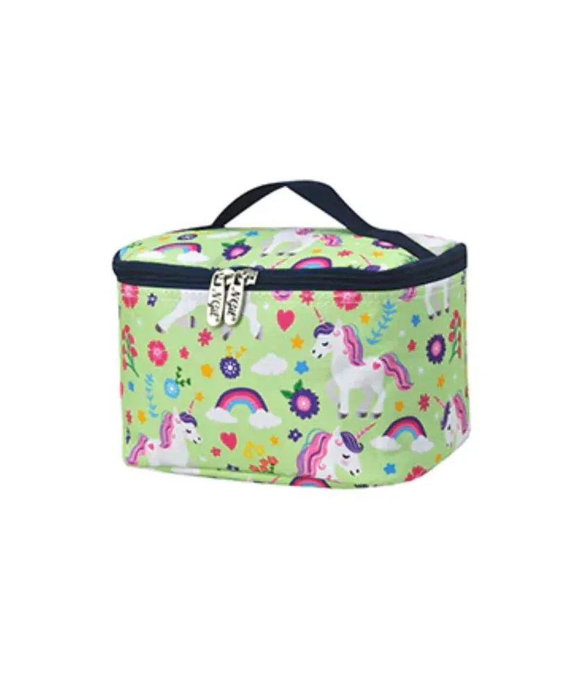 Unicorn World Canvas Cosmetic Bag