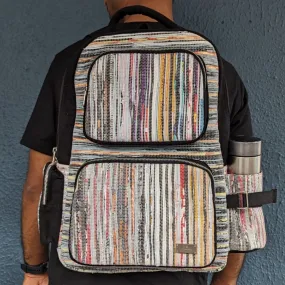 Upcycled Handwoven Commuter Backpack (CBP0324-121)