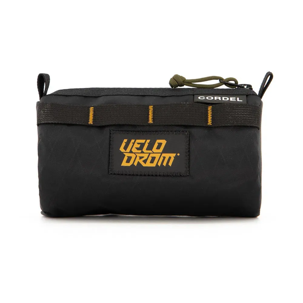 VELODROM Raceday by Cordel Durum Mini Handlebar Bag - Heavy Graphic Black