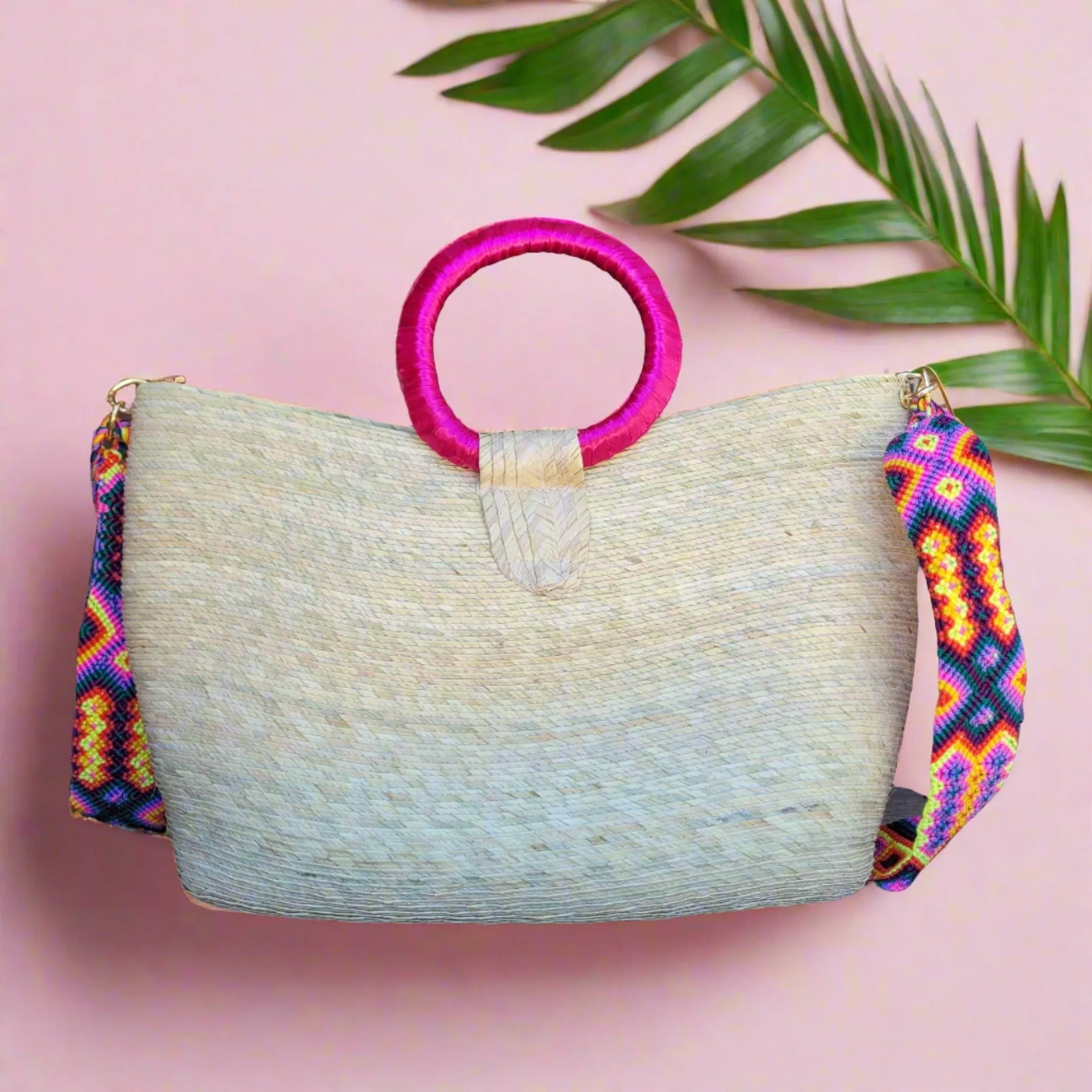 Virgen of Guadalupe palm purse