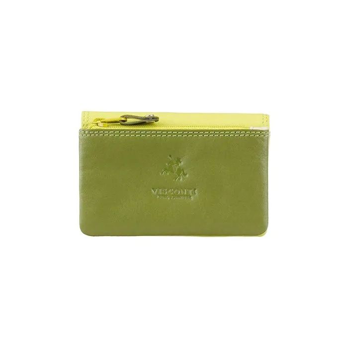 Visconti Tahiti Mini Coin & Card Purse - Lime  Multi