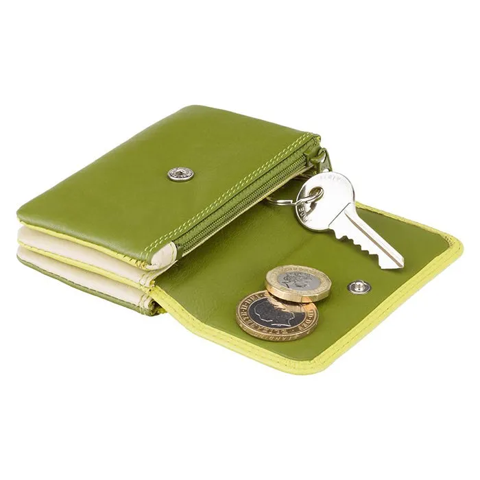 Visconti Tahiti Mini Coin & Card Purse - Lime  Multi