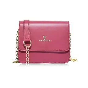 Warbler Sling Bag For Women's And Girl's | Pink