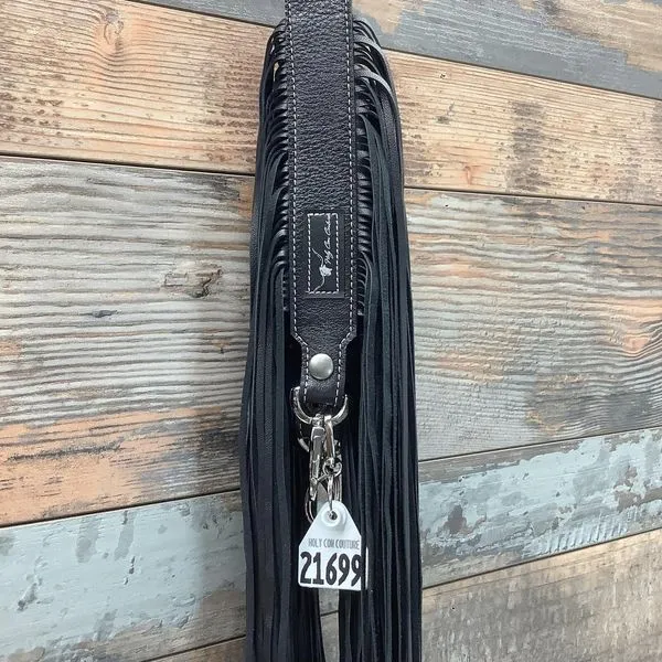 Western Mini Leather Fringe Strap 36" #21699