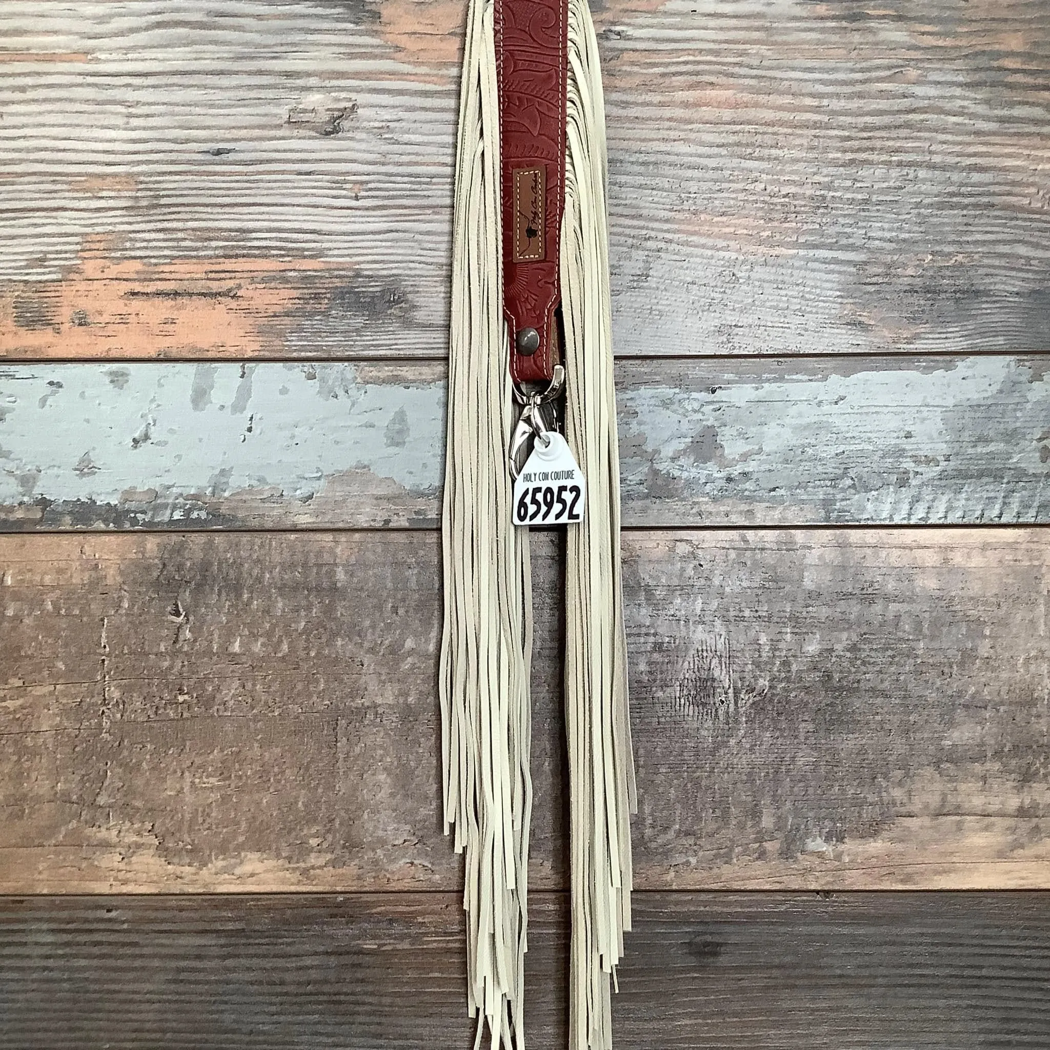 Western Mini Leather Fringe Strap 36" #65952