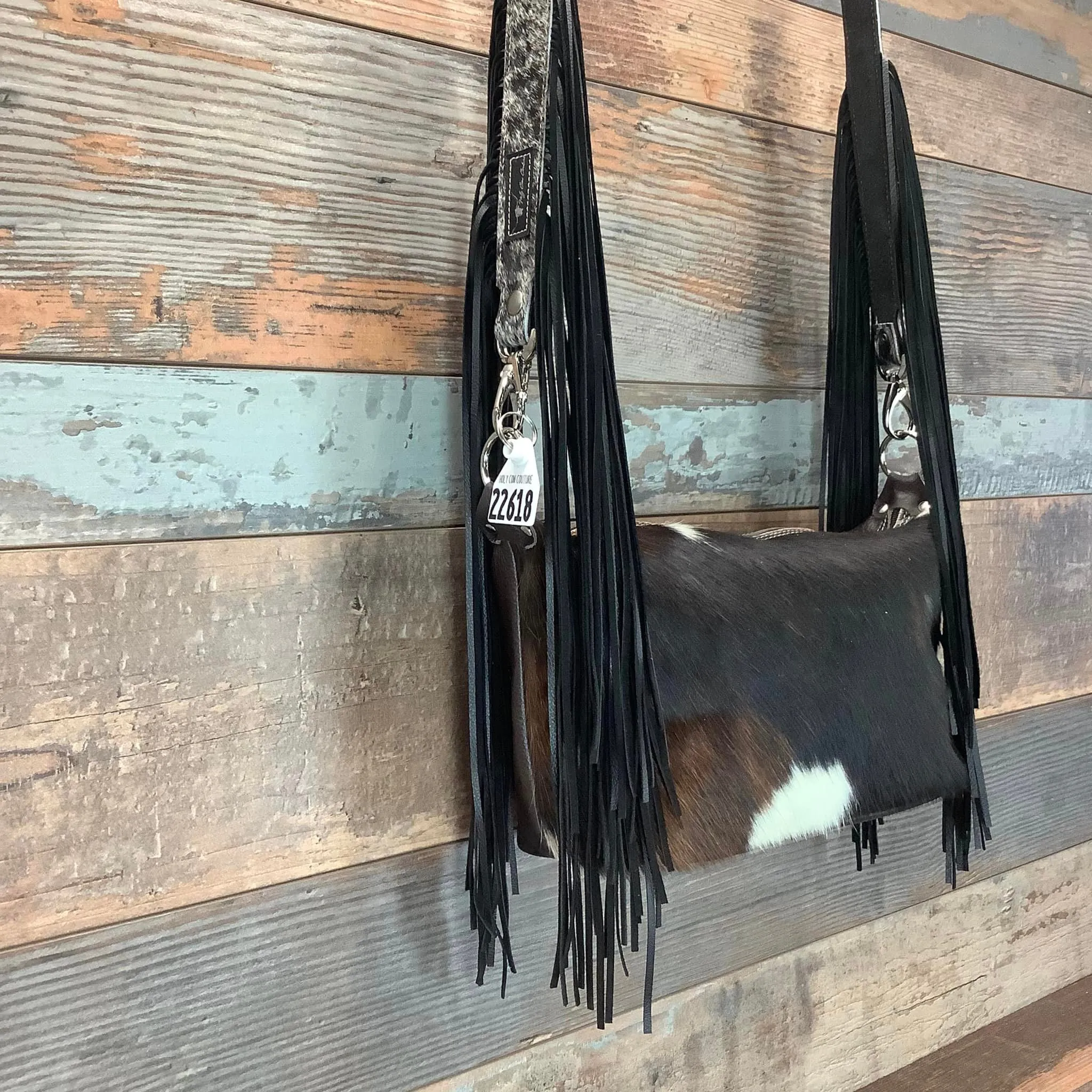 Western Mini Leather Fringe Strap 48" #22618