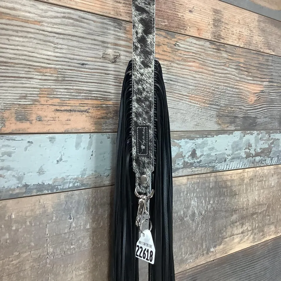 Western Mini Leather Fringe Strap 48" #22618