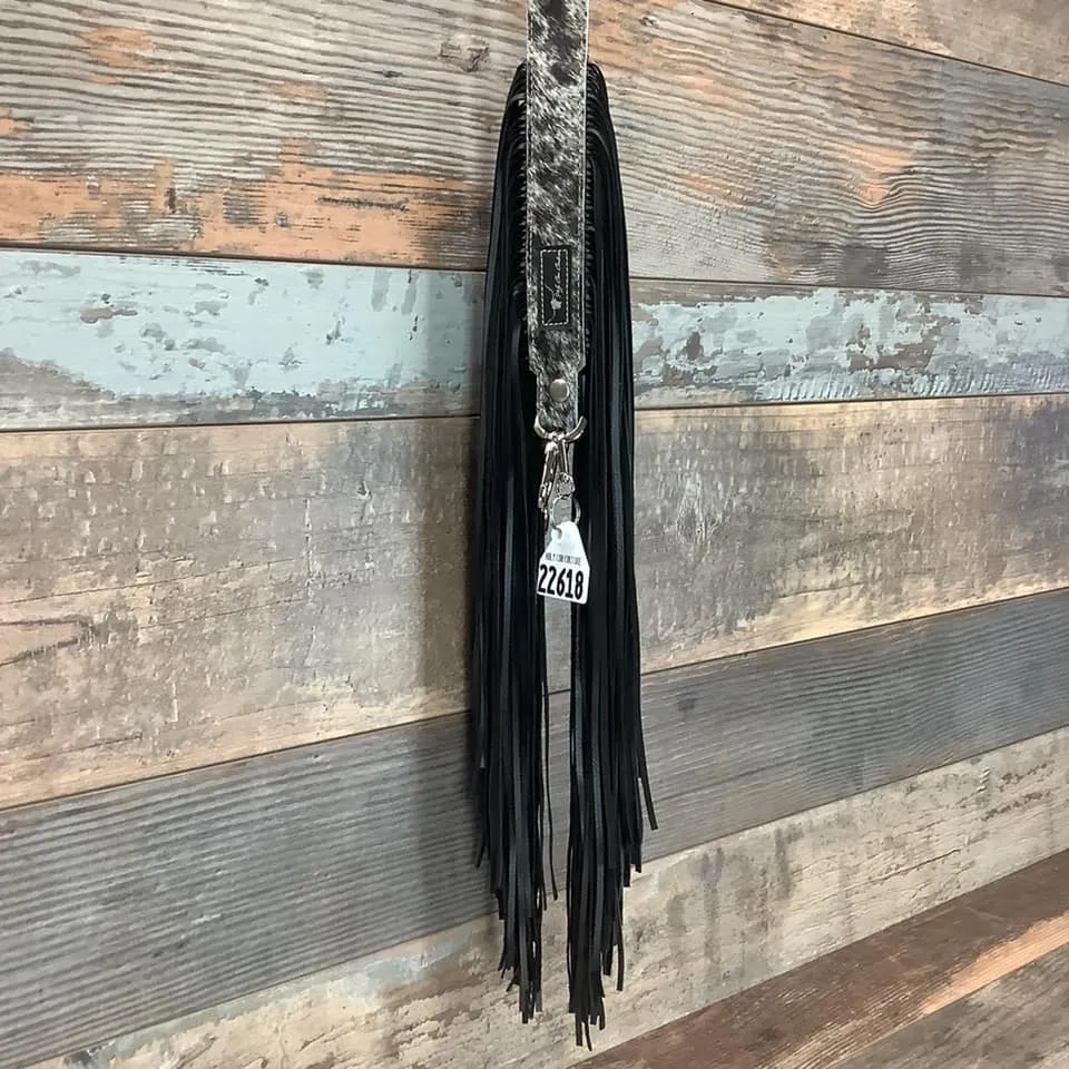 Western Mini Leather Fringe Strap 48" #22618