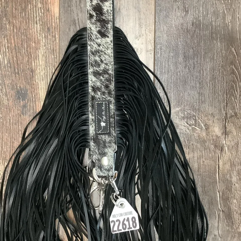 Western Mini Leather Fringe Strap 48" #22618