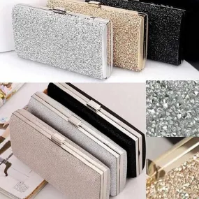 Women Evening Diamond Clutch