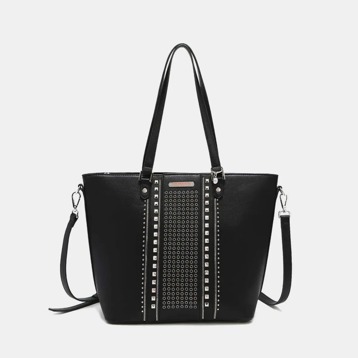 Women's Nicole Lee USA Studded Decor Tote Bag