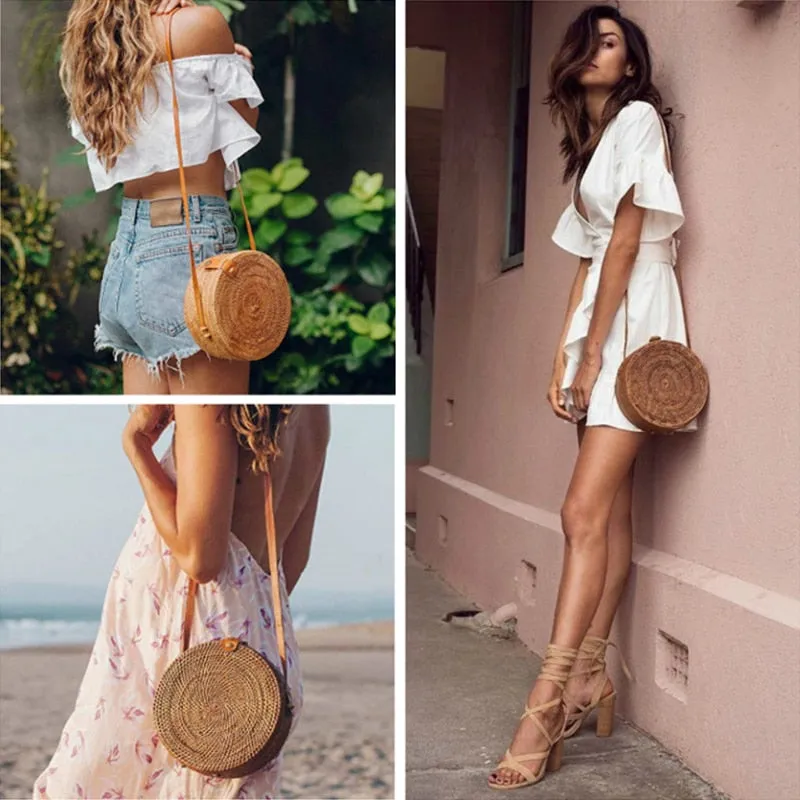 Woven Beach Shoulder Bag